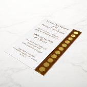 Tabletop Chic in Chocolate Foil Einladung (Gedreht)