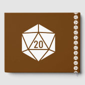Tabletop Chic in Chocolate Gästebuch (Rückseite)
