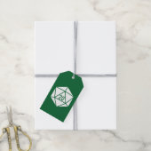 Tabletop Chic in der grünen Geschenktafel Geschenkanhänger (Mit Garn)