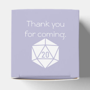 Tabletop Chic in der Lavendel-Gesichtsbox Geschenkschachtel
