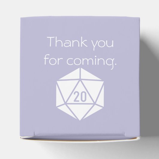Tabletop Chic in der Lavendel-Gesichtsbox Geschenkschachtel (Oben)