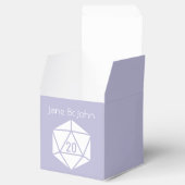 Tabletop Chic in der Lavendel-Gesichtsbox Geschenkschachtel (Geöffnet)
