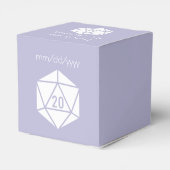 Tabletop Chic in der Lavendel-Gesichtsbox Geschenkschachtel (Rückseite)