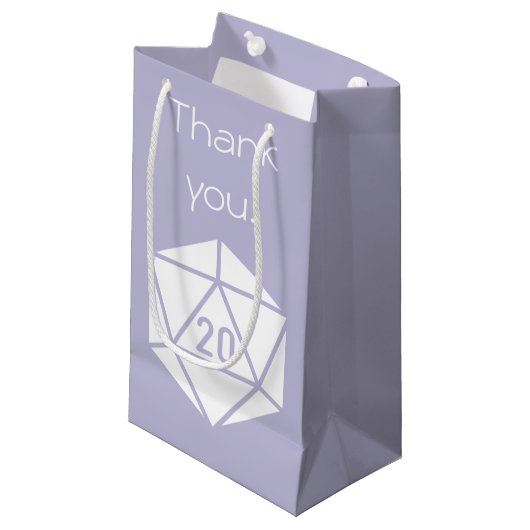 Tabletop Chic in der Lavendelbeutel Kleine Geschenktüte (Vorderseite Schrägansicht)