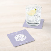 Tabletop Chic in Lavendel Paper Untersetzer (Vor Ort)