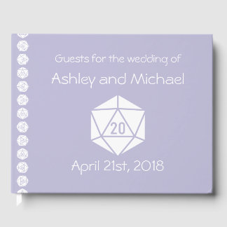 Tabletop Chic in Lavender Gästebuch