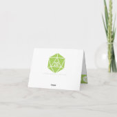 Tabletop Chic in Peridot Dankeschön Karte (Rückseite)
