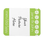Tabletop Chic in Peridot Rett-the-Date-Magnet Magnet (Horizontal)