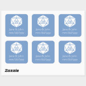 Tabletop Chic in Periwinkle Aufkleber (Blatt)