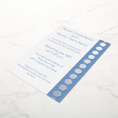 Tabletop Chic in Periwinkle Folie Einladung (Gedreht)