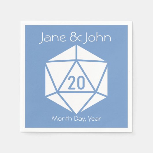 Tabletop Chic in Periwinkle Napkins Serviette (Vorderseite)