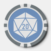 Tabletop Chic in Periwinkle Pokerchips (Vorderseite)