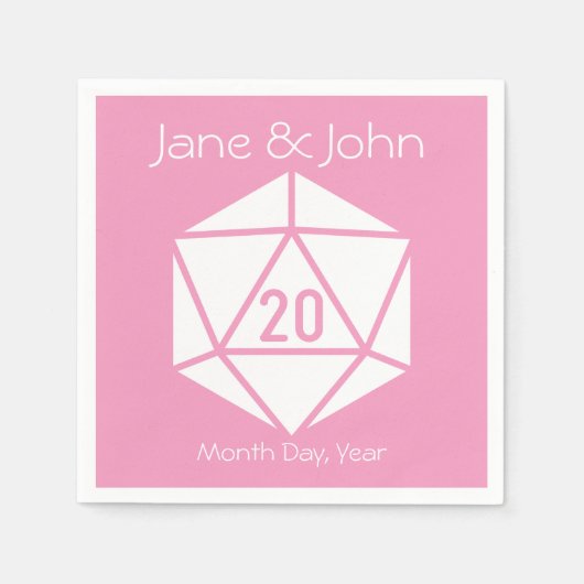 Tabletop Chic in Petal Pink Napkins Serviette (Vorderseite)
