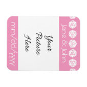 Tabletop Chic in Petalrosa Rett-the-Date-Magnet Magnet (Horizontal)
