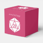 Tabletop Chic in Raspberry Gevor Box Geschenkschachtel (Rückseite)