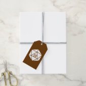 Tabletop Chic in Schokolade Geschenkanhänger (Mit Garn)