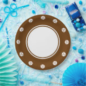 Tabletop Chic in Schokoladenpapierplatte Pappteller (Party)