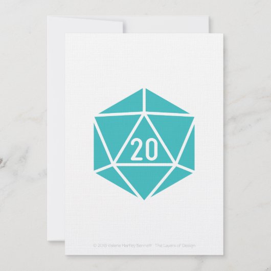 Tabletop Chic in Türkis Einladung zur Hochzeit (Rückseite)