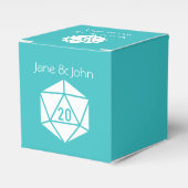 Tabletop Chic in Türkis Gesichtskasten Geschenkschachtel (Vorderseite)