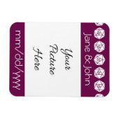 Tabletop Chic in Wein Save-the-Date Magnet (Horizontal)