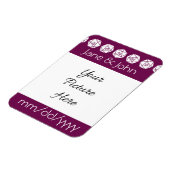 Tabletop Chic in Wein Save-the-Date Magnet (Linke Seite)