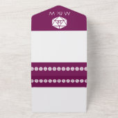 Tabletop Chic in Wine Alles in einer Einladung (Außenbereich)