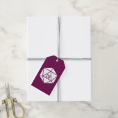 Tabletop Chic in Wine Geschenkanhänger (Mit Garn)
