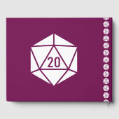 Tabletop Chic in Wine Guest Book Gästebuch (Rückseite)