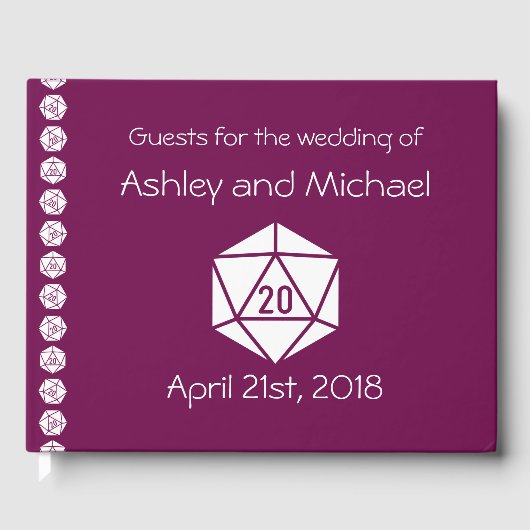 Tabletop Chic in Wine Guest Book Gästebuch (Vorderseite)