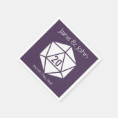 Tabletop Chic Lila Napkins Serviette (Ecke)