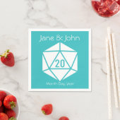 Tabletop Chic Turquoise Napkins Serviette (Beispiel)