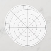 Tabletop Distance Area of Effect Grid - Einladung (Vorne/Hinten)