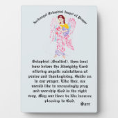 Tabletop Easel : Erzengel des Gebet Selaphiel Fotoplatte (Vorderseite)