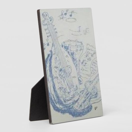 Tabletop Easel: Griechische Instrumente Fotoplatte (Seite)