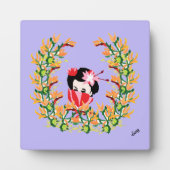 Tabletop Easel mit Leinwand: Elegante Fotoplatte (Vorderseite)