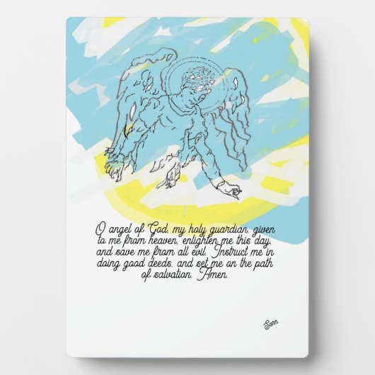 Tabletop Easel mit Leinwand: Fotoplatte (Vorderseite)