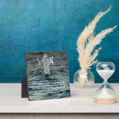 Tabletop Easel mit Leinwand:Jesus läuft auf Wasser Fotoplatte (InSitu)