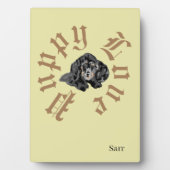 Tabletop Easel W/Leinwand: Welpe Liebe Fotoplatte (Vorderseite)