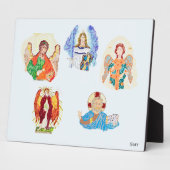 Tabletop mit Easel : Archangels / Christ Fotoplatte (Seite)