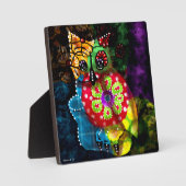 Tabletop Plaque Abstrakte Schale Fotoplatte (Vorderseite)