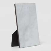 Tabletop Plaque aus weißem Marmor mit Easel Fotoplatte (Seite)