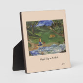 Tabletop Plaque Easel : Feierlicher Tag im Park Fotoplatte (Vorderseite)