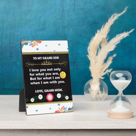 Tabletop Plaque, Geschenk an meine große Tochter a Fotoplatte (Seite)