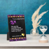 Tabletop Plaque, Geschenk an meine große Tochter Z Fotoplatte (Seite)