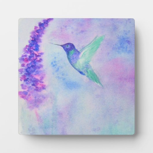Tabletop Plaque mit Ease Hummingbird Fotoplatte (Vorderseite)