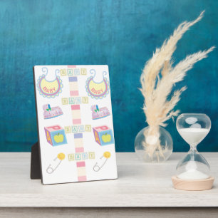 Tabletop Plaque mit Easel Baby Fotoplatte