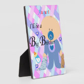 Tabletop Plaque mit Easel Big Brother August Fotoplatte (Seite)