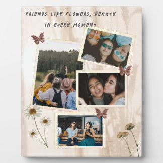 Tabletop Plaque mit Easel Custom Friendship Design Fotoplatte