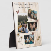 Tabletop Plaque mit Easel Custom Friendship Design Fotoplatte (Seite)