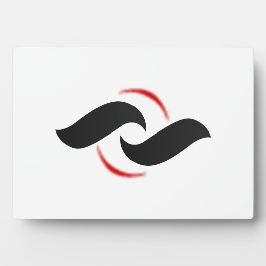 Tabletop Plaque mit Easel Fotoplatte (Vorderseite)